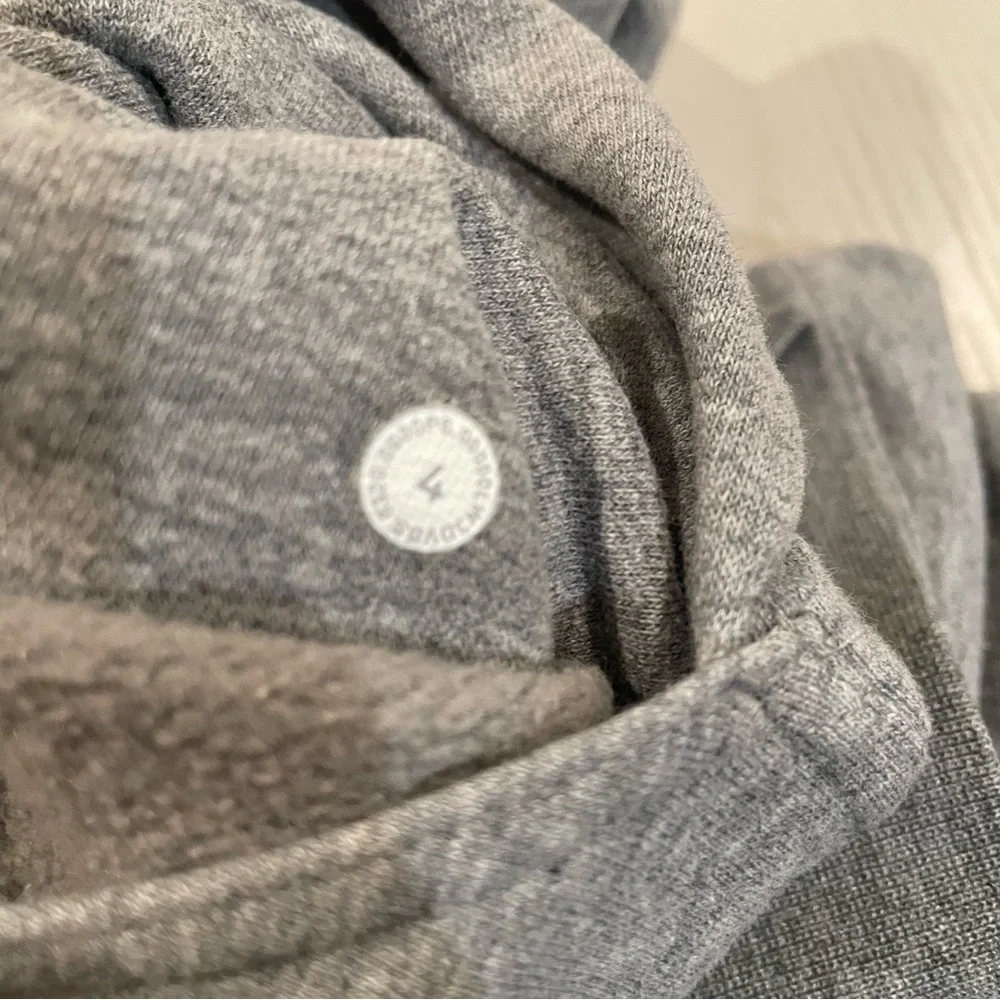 Lululemon All Yours Hoodie *Fleece W3DVBS (Heathered Core Medium Grey) - Size 4